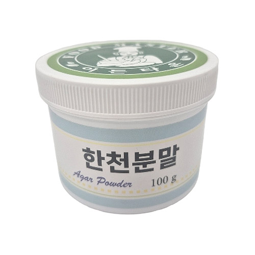 한천분말100g (케이스) 가루 양갱 젤리 만들기 식물성분 베이킹용 재료 첨가제 수제 - 상품 이미지