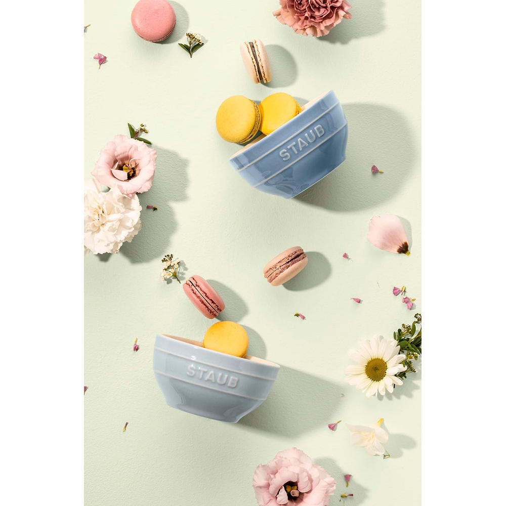 staub 스타우브 세라믹 그릇 12cm 2P 세트 마카롱 블루 - 상세 이미지 4