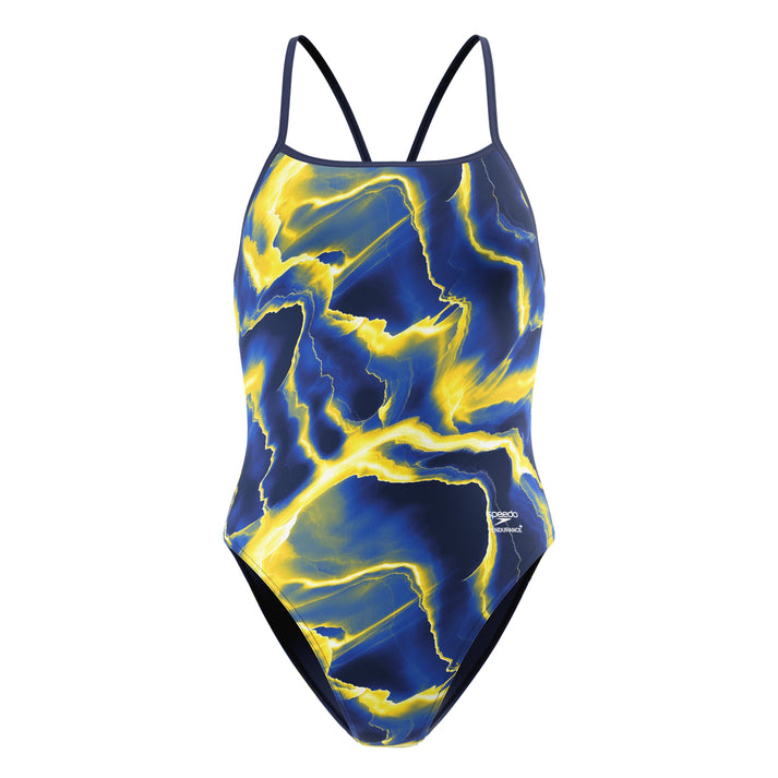스피도 라이트닝 턴백 원피스 Royal Blue/Gold, 26 - 상품 이미지