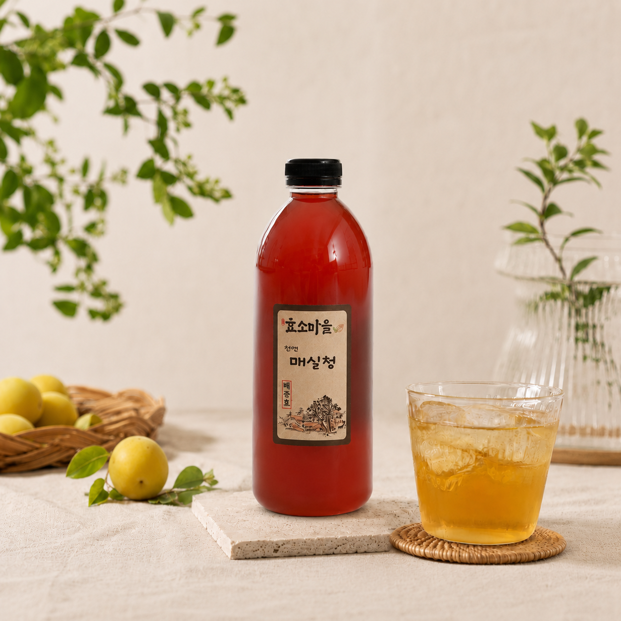 백준호 효소마을 5년 숙성 천연 매실청 매실액 매실액기스 500ml 1L - 상세 이미지 4