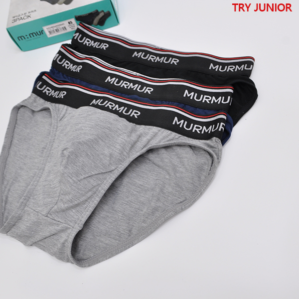 TRY 모모팬티 주니어 남아삼각 부드러운 레이온 아웃밴드 초등학생 중학생 팬티 3매 - 상세 이미지 2
