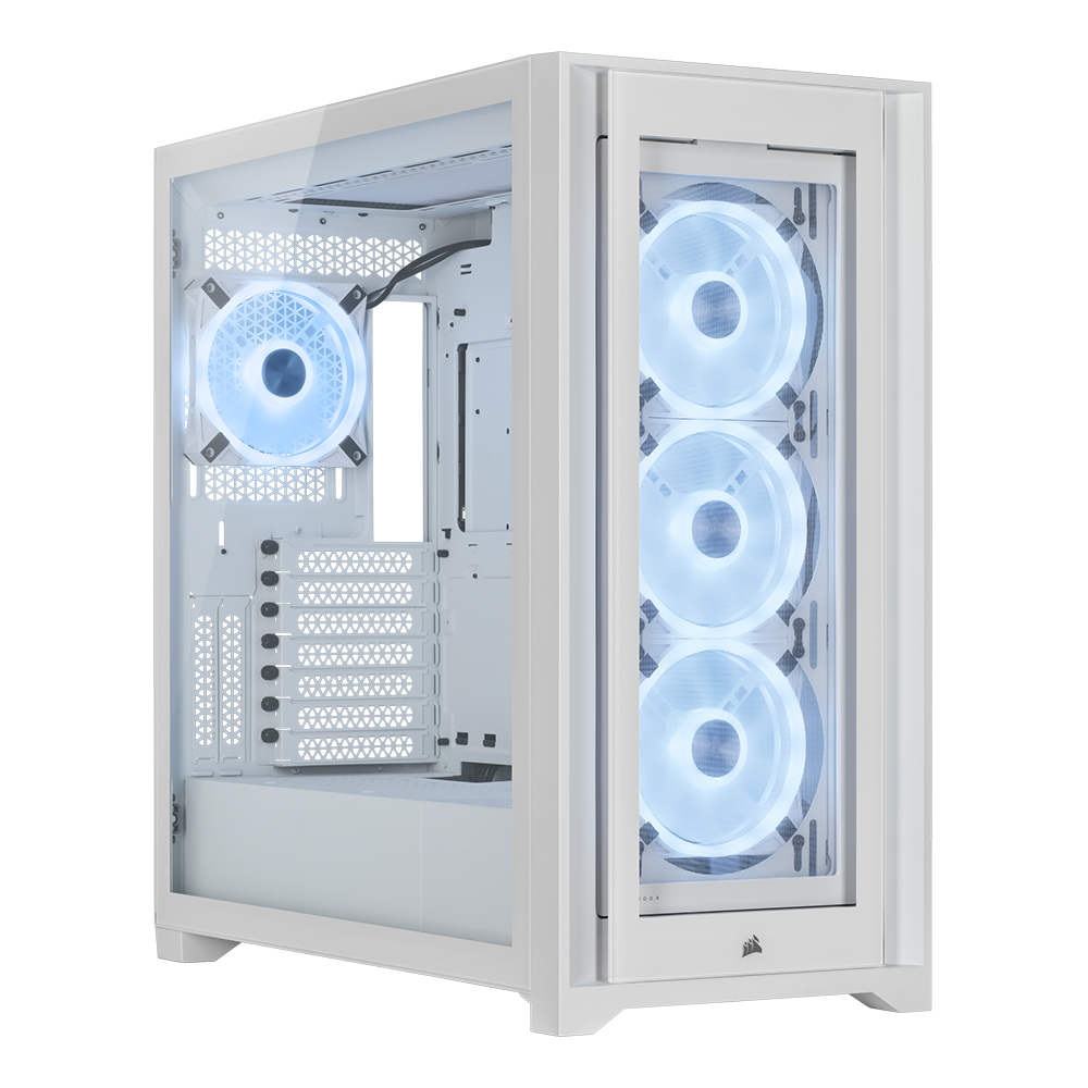 커세어 CORSAIR iCUE 5000X RGB QL Edition 미들타워 케이스 트루 화이트 - 상세 이미지 3