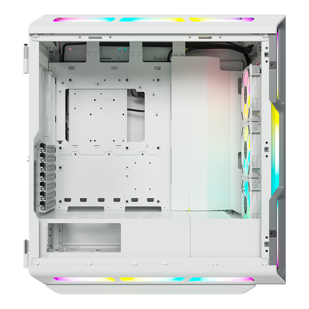 커세어 CORSAIR iCUE 5000T RGB 미들타워 케이스 화이트 - 상세 이미지 3