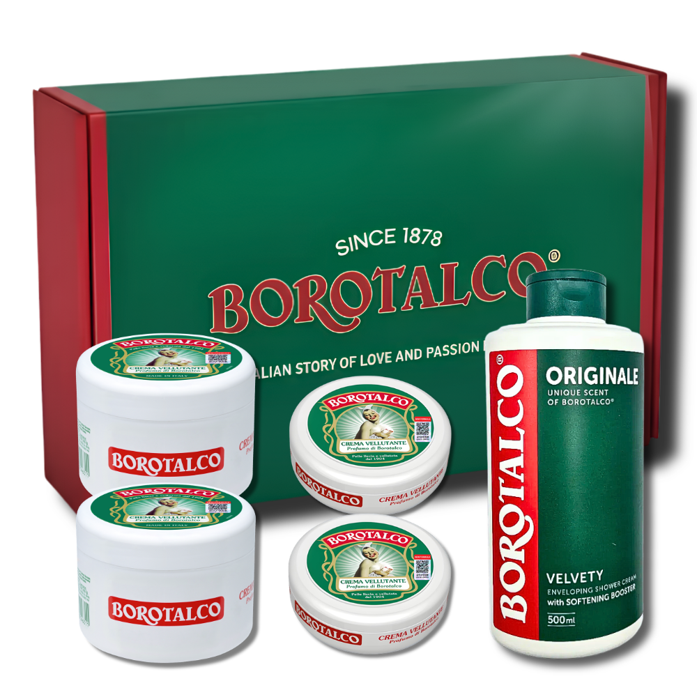 보로탈코 바디크림 250ml 2통 + 150ml 2통 + 바디워시 500ml 선물세트 - 상품 이미지