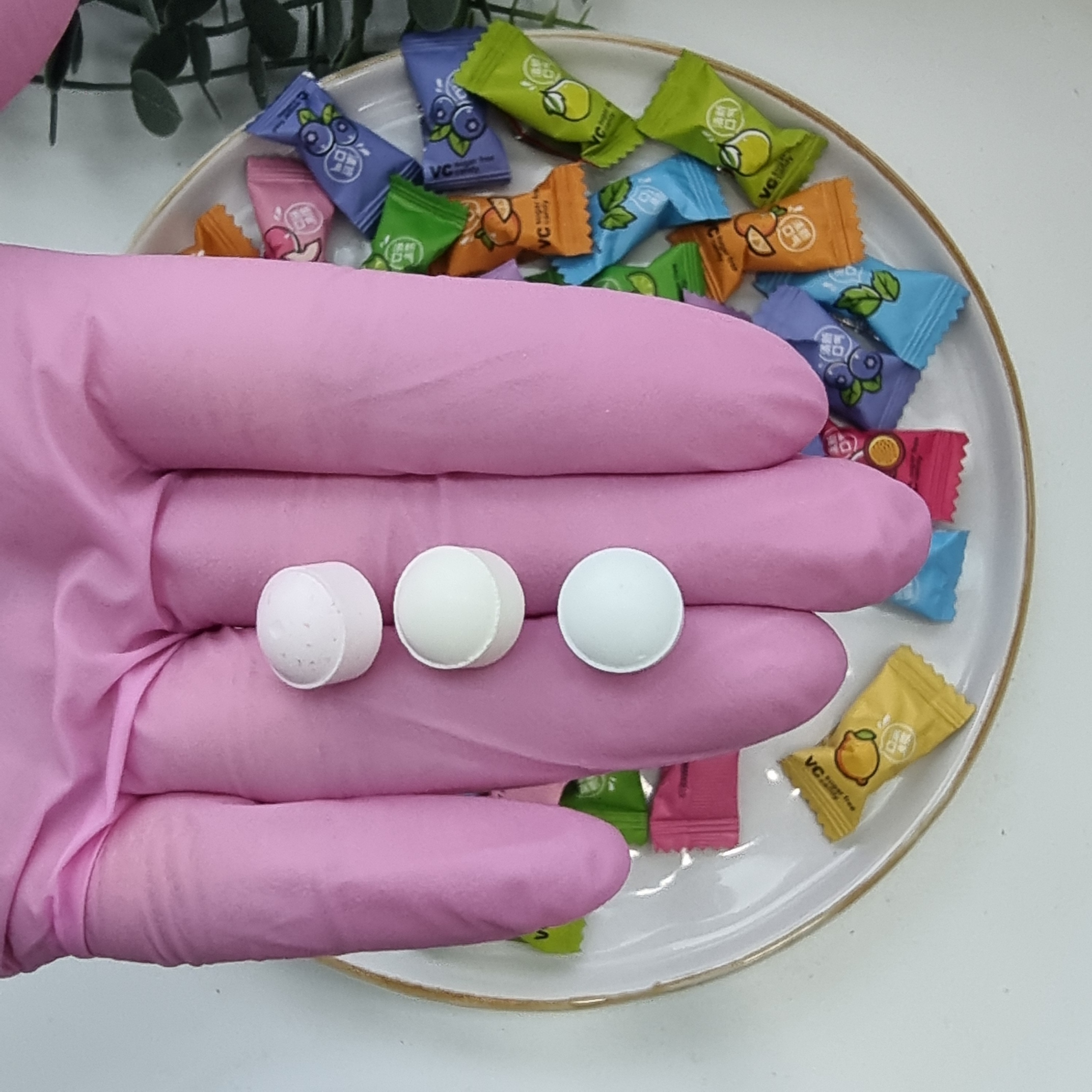 무설탕 비타민C캔디 1kg 미니 알사탕 민트 직장인간식 스쿱마켓 구디백 - 상세 이미지 4