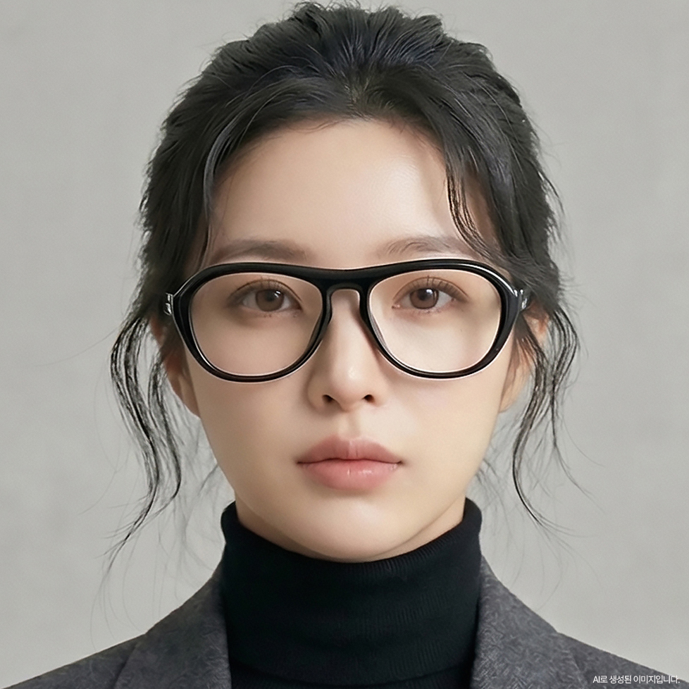 보잉안경테 블루라이트차단 긱시크안경 호피 뿔테안경 변색렌즈 얼굴형에맞는 - 상품 이미지