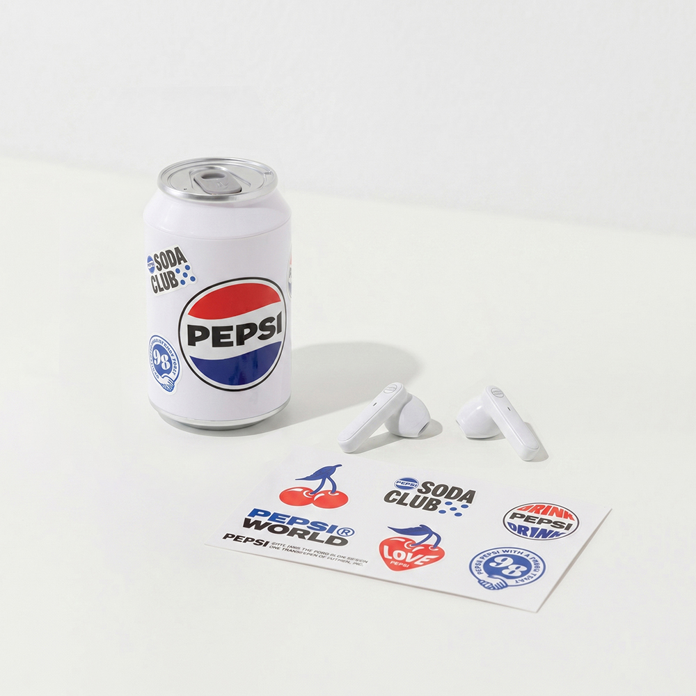 펩시 오픈형 블루투스 무선 이어폰 PEP-TWSC1 화이트 제품 이미지