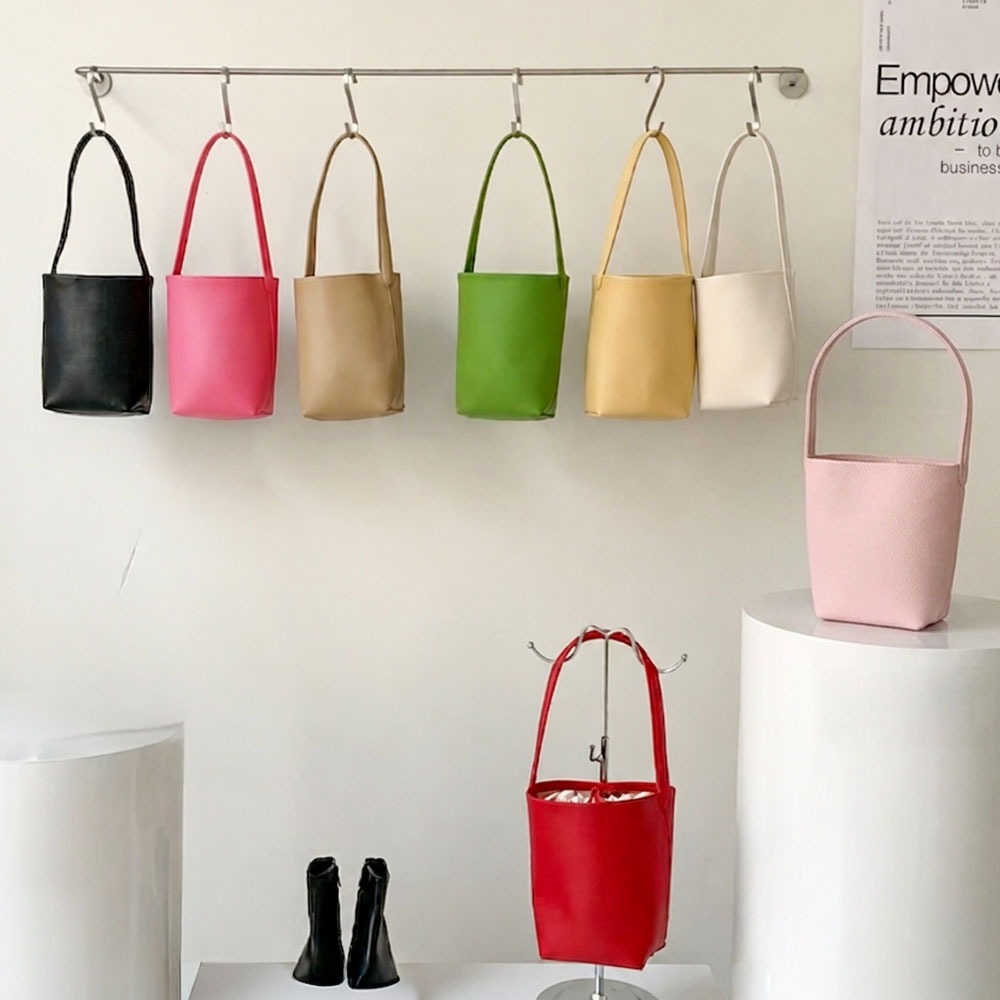 깔끔 심플한 미니 숄더백 레더 데일리 작은 숄더가방 8Color - 상세 이미지 5