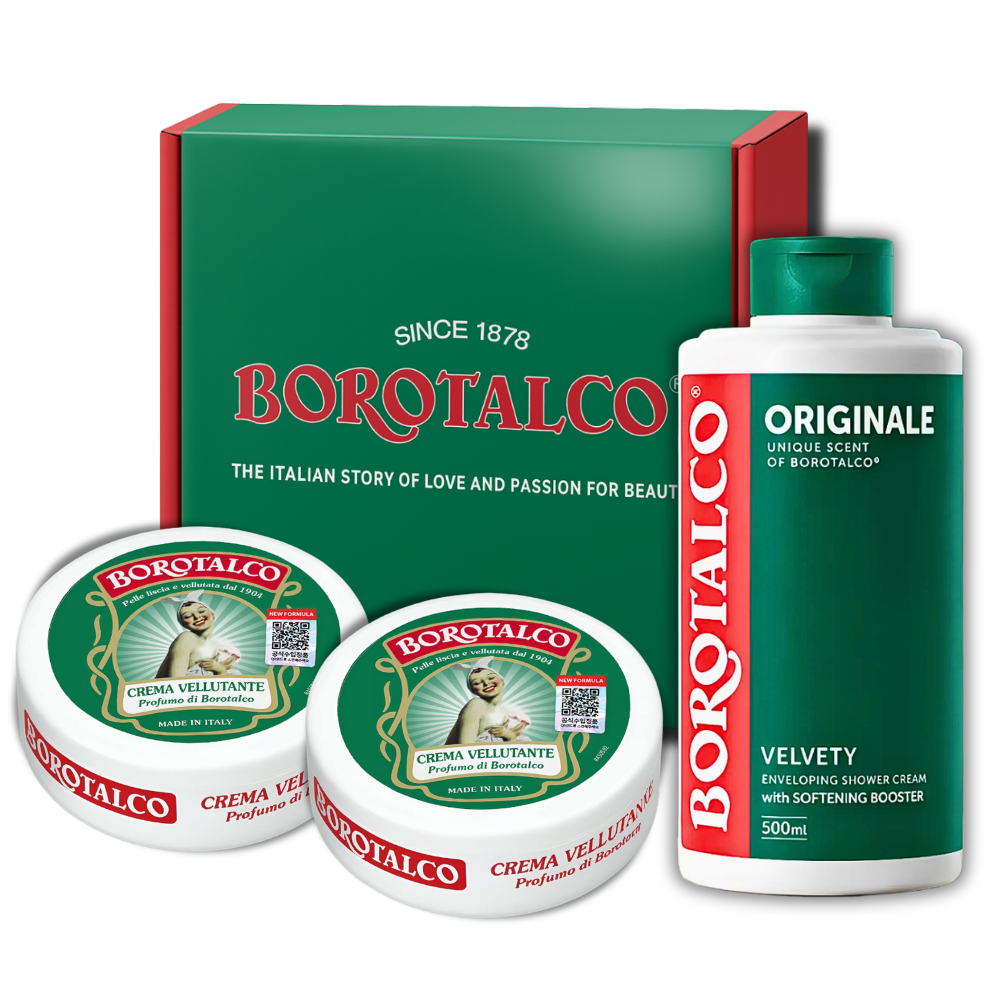 보로탈코 바디크림 150ml 2통 + 바디워시 500ml 선물세트 - 상품 이미지