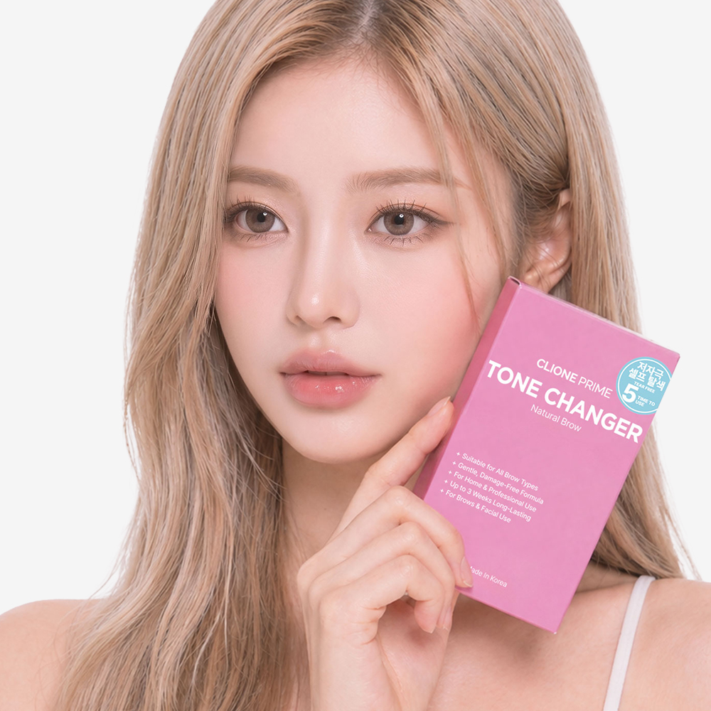 클리오네 프라임 브로우 톤 체인저 눈썹염색 셀프 눈썹탈색제 5회분 상품 이미지