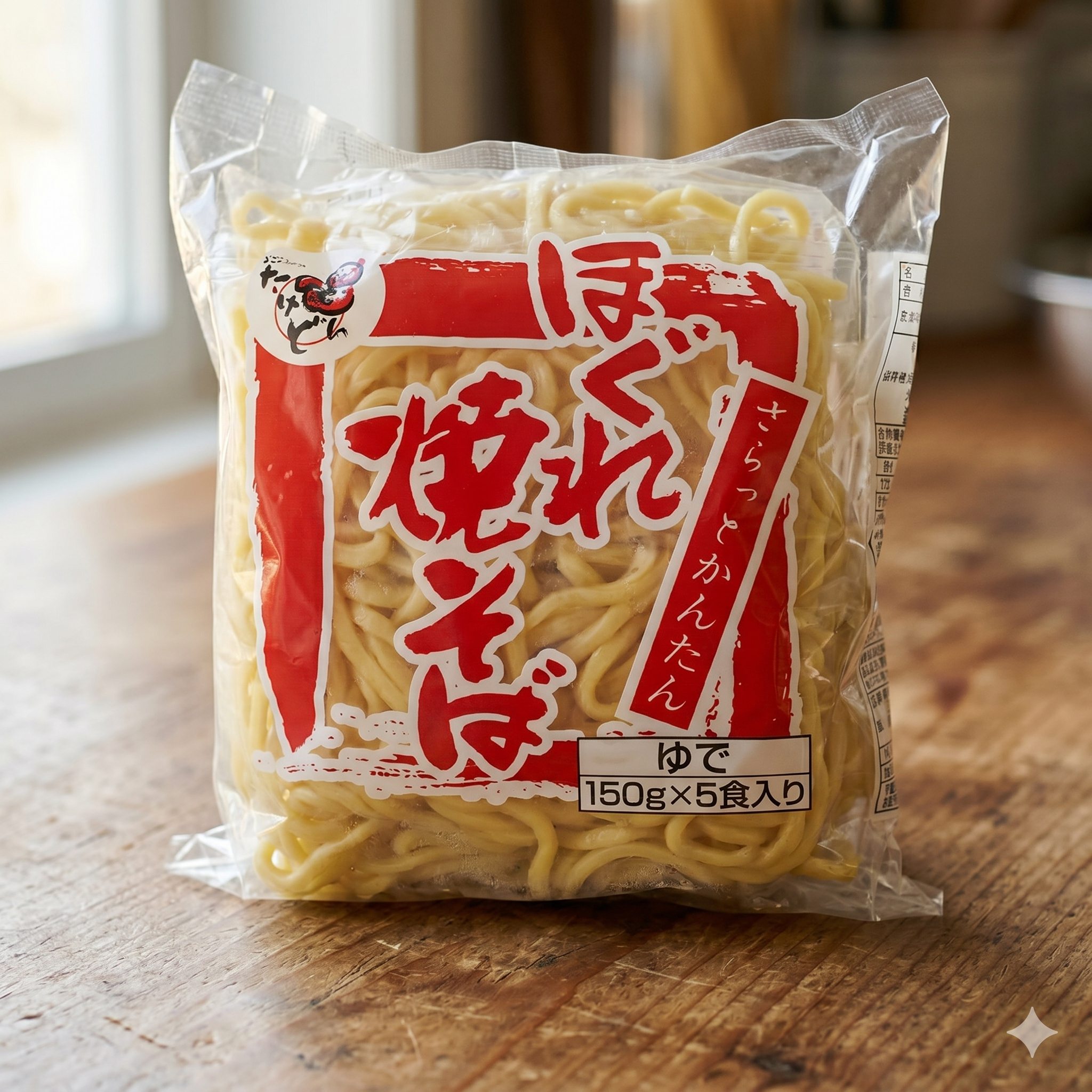 쫄깃쫄깃 야끼소바면 750g (150g X 5개입) 유데 볶음 요리 야끼 소바 면 - 상세 이미지 5
