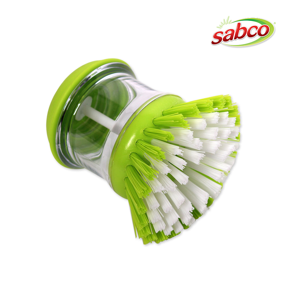 쌉코 Sabco 팜브러쉬 세제분사형 주방 애벌 설거지 브러쉬 세제투입형 설거지솔 수세미 - 상세 이미지 2
