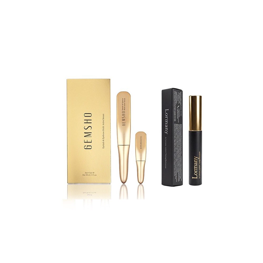 GEMSHO 젬소 속눈썹영양제3ml+1ml +로마니 블랙세럼 10ml 2종 - 상품 이미지