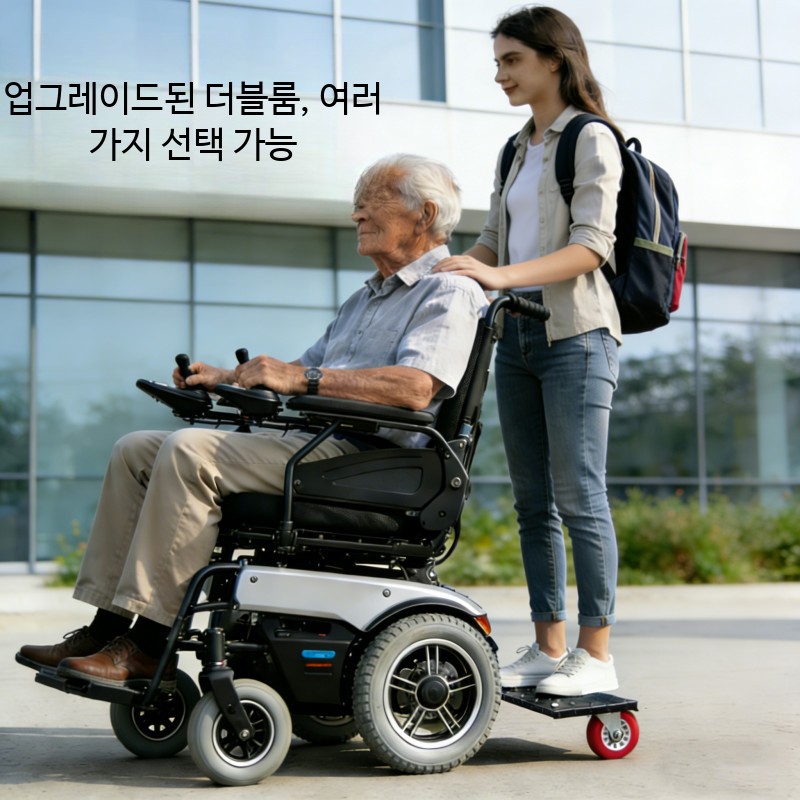뒷자석 발판 연장 뒷좌석 보조석 발받침 전동 - 상세 이미지 2