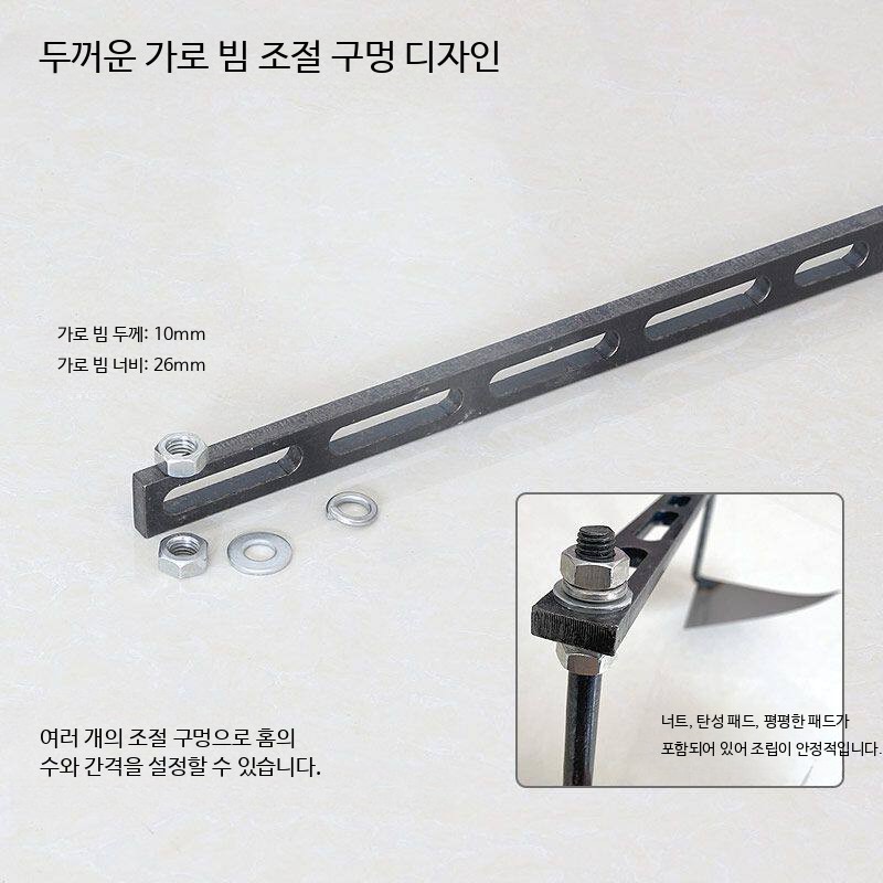 수동 쟁기 밭갈이 관리기 텃밭 농사 잡초제거 원예 경작기 손잡이 괭이 밭고랑 골타기 - 상세 이미지 5