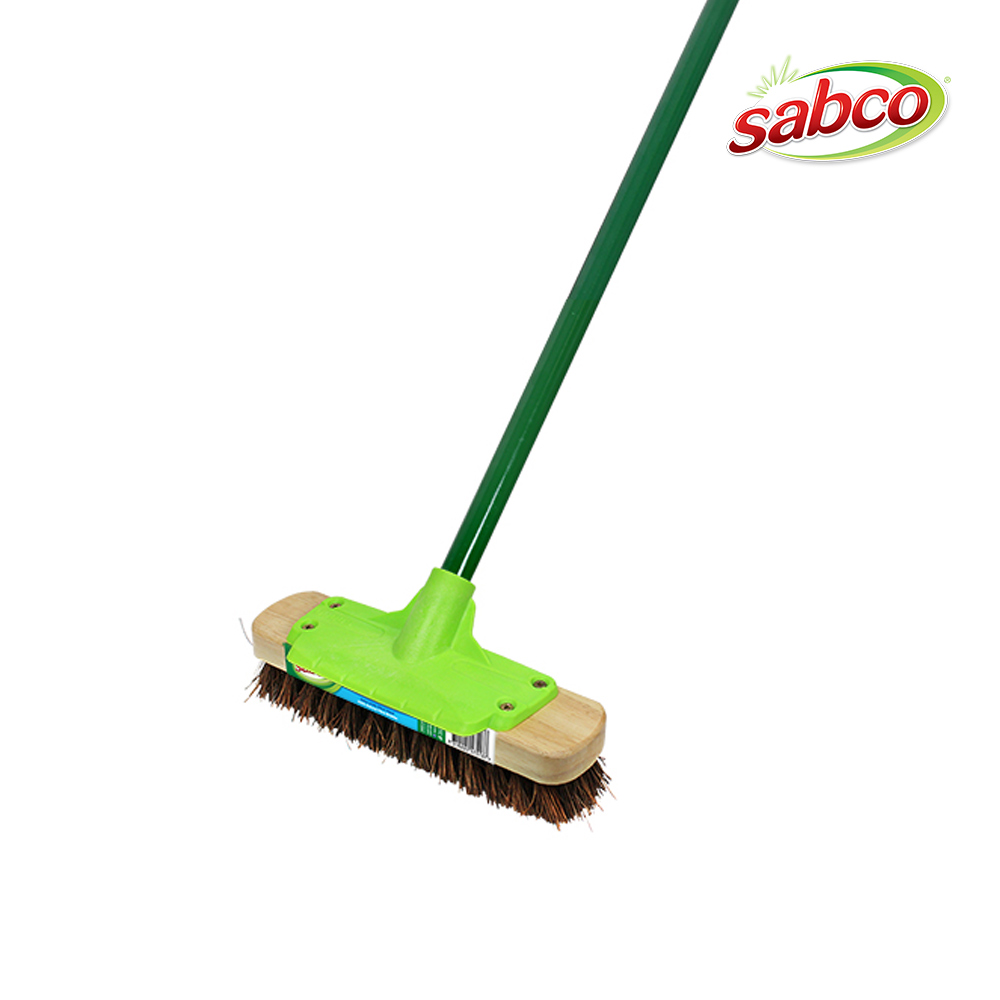 쌉코 Sabco 다용도 데크 브러쉬 25cm 바닥청소 베란다 타일 매장 야외 차고 청소솔 - 상품 이미지