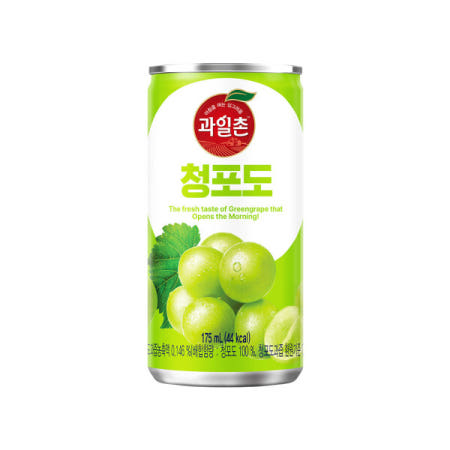과일촌 청포도 드링크 175ml 캔 90캔