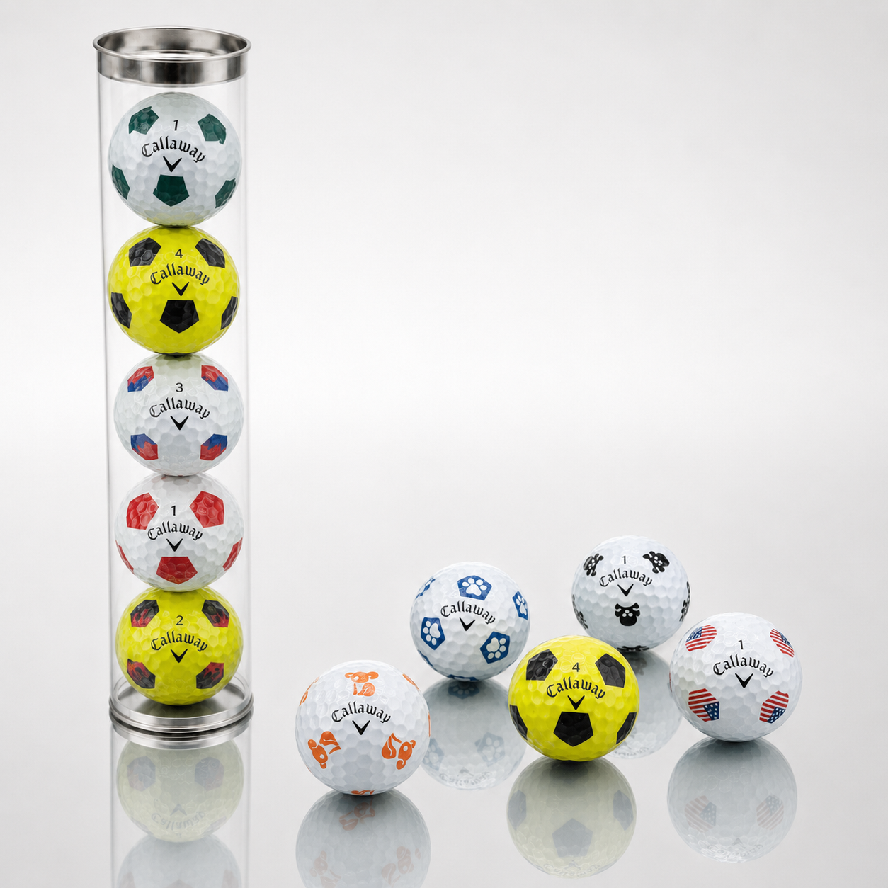 A+ 캘러웨이 로스트볼 트루비스 축구공 TRUVIS 로스트 골프공 5구 - 상품 이미지