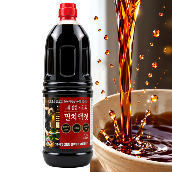 전주희 저염도 멸치액젓 1.8L, 1개 - 상품 이미지