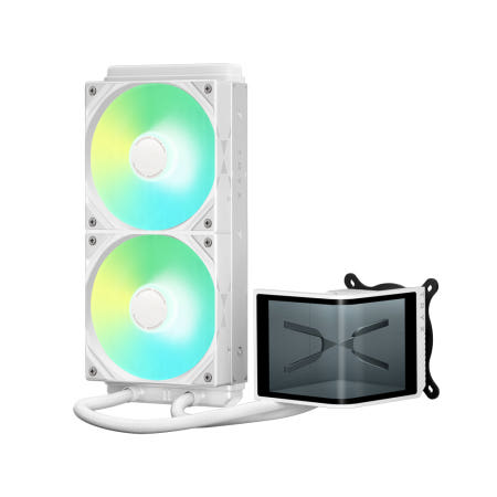 TRYX PANORAMA 3D SE 240 수냉 CPU 쿨러 (화이트)
