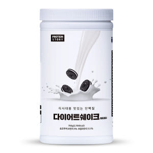 프로틴스토리 식사대용 맛있는 단백질 다이어트쉐이크 쿠키앤크림맛, 750g... 맛있게 먹은 솔직 후기 - 상품 이미지 1