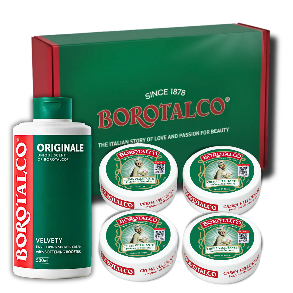 보로탈코 바디크림 150ml 4통 + 바디워시 500ml 선물세트 - 상품 이미지