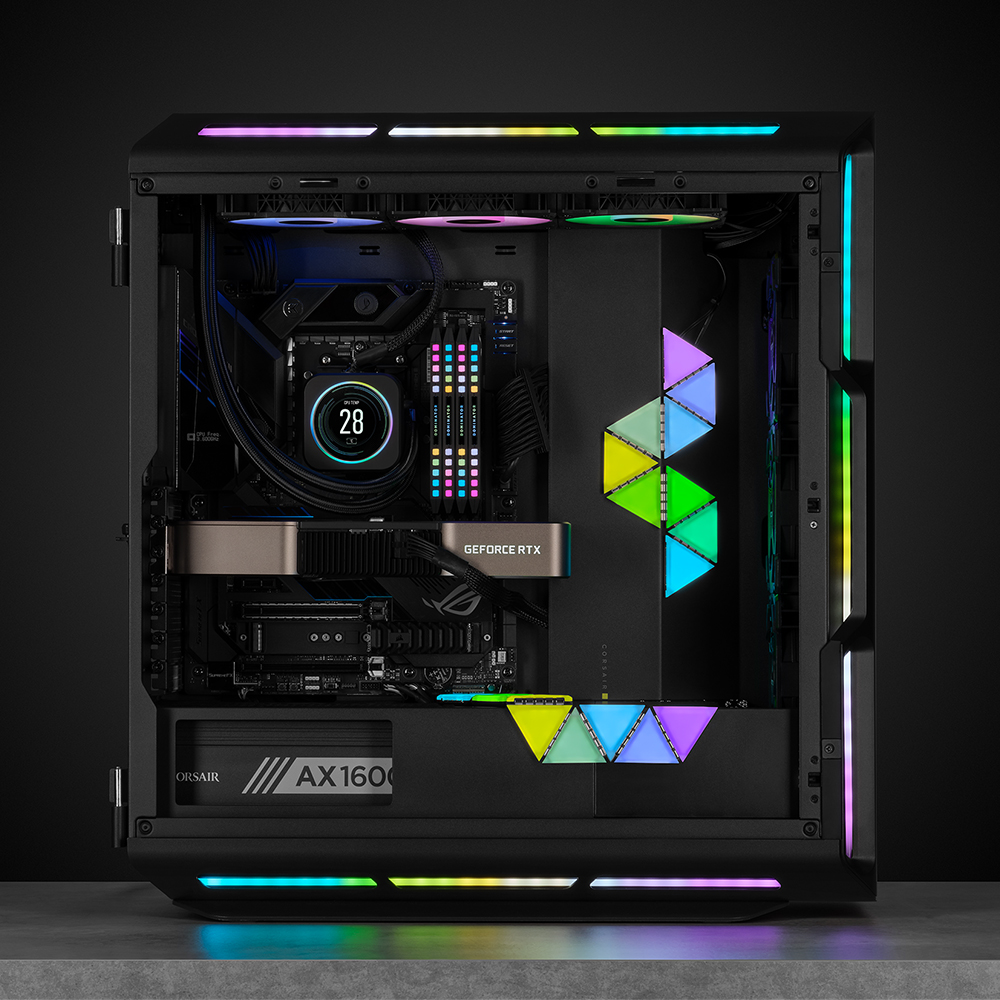 커세어 CORSAIR iCUE 5000T RGB 미들타워 케이스 블랙 - 상세 이미지 4