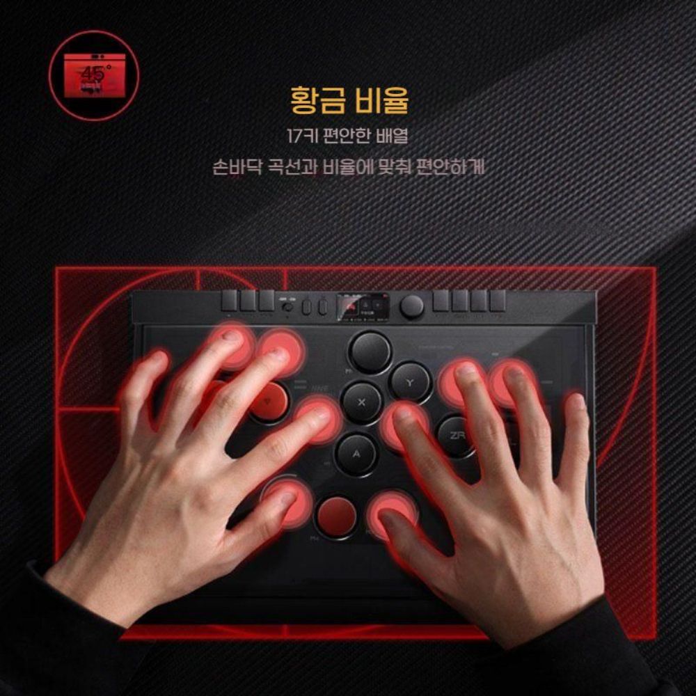 아케이드 컨트롤러 히트 박스 격투 대회 프로페셔널 풀 버튼 스위치2 PS4 PC 모바일 호환 - 상세 이미지 4