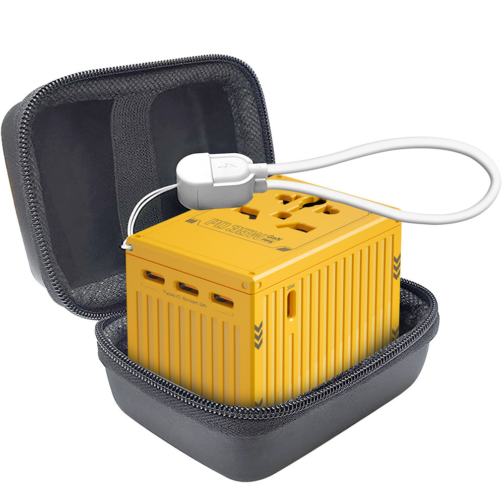 해외 여행용 2500W 멀티어댑터 USB C타입 PD충전기 PPS 초고속 45W 충전기 - 상세 이미지 2