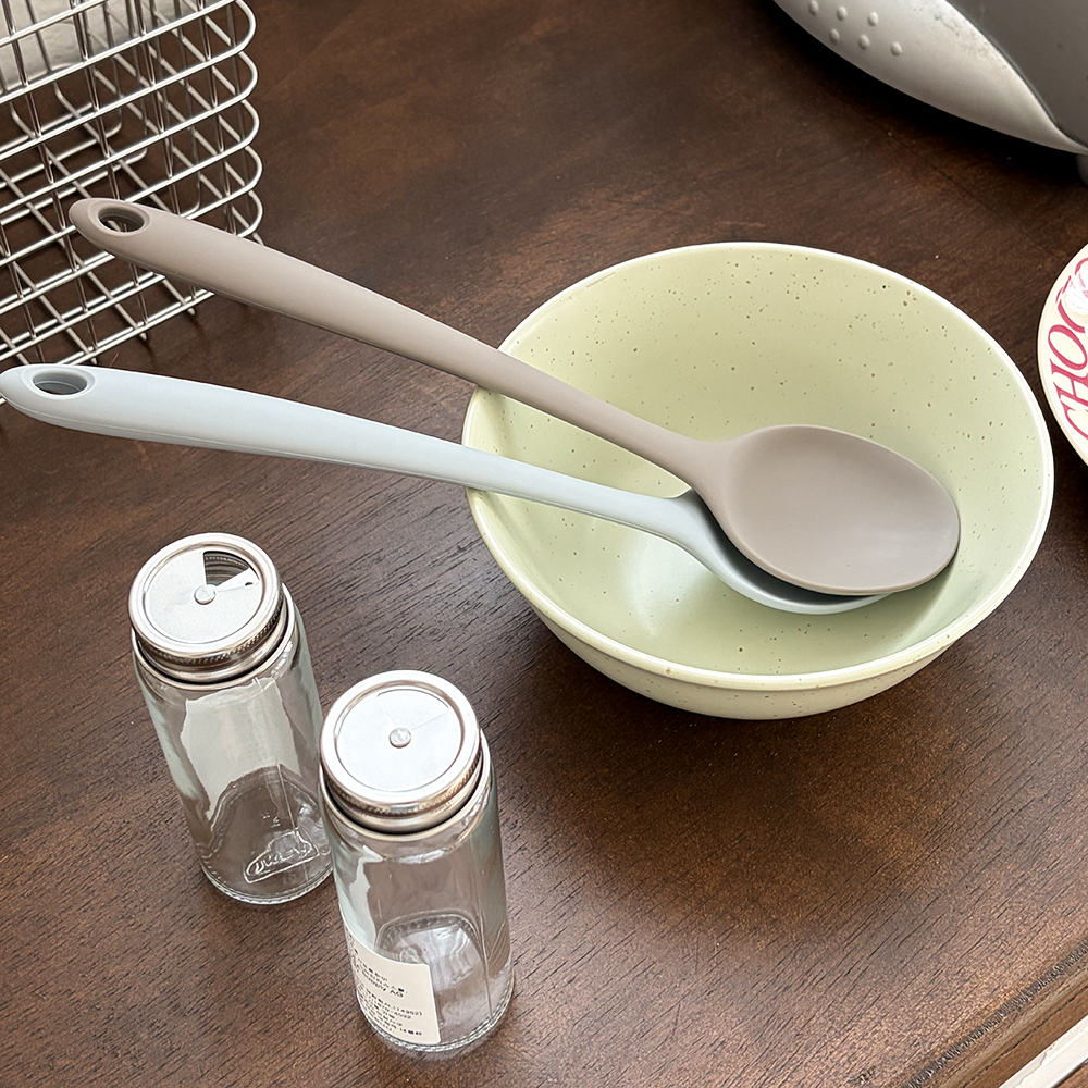 실리픽 실리콘 볶음스푼 L 국산 요리 주걱 주방 서빙 조리도구 이미지 6