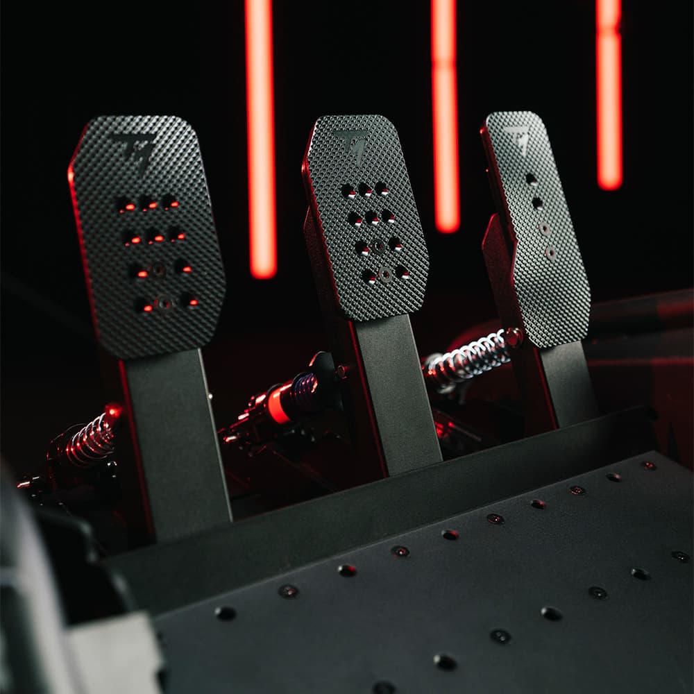 트러스트마스터 Raceline Pedals III LC 전문용 로드셀브레이크 3패달(PS5/PS4/XBOX/PC) PO - 상품 이미지