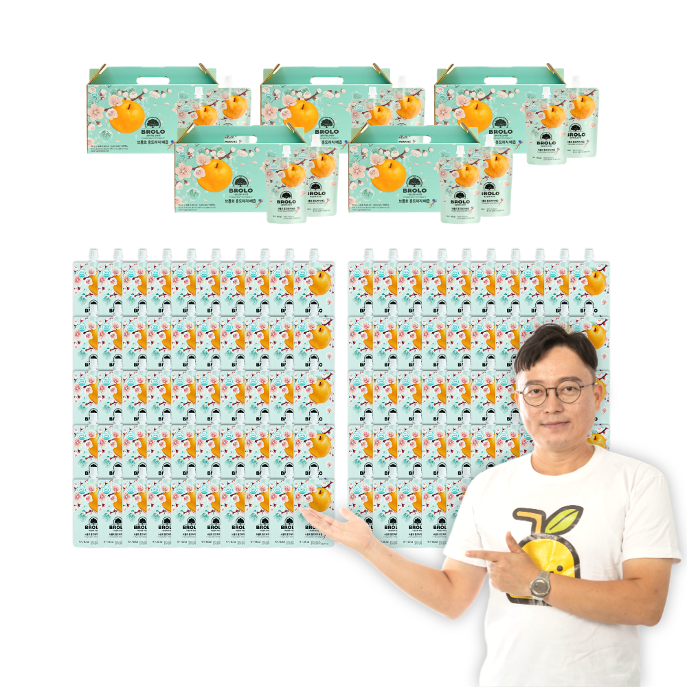 농촌융복합 최우수상 [브롤로] 홍도라지배즙 90ml 스파우트형 20포, 5개 - 상품 이미지