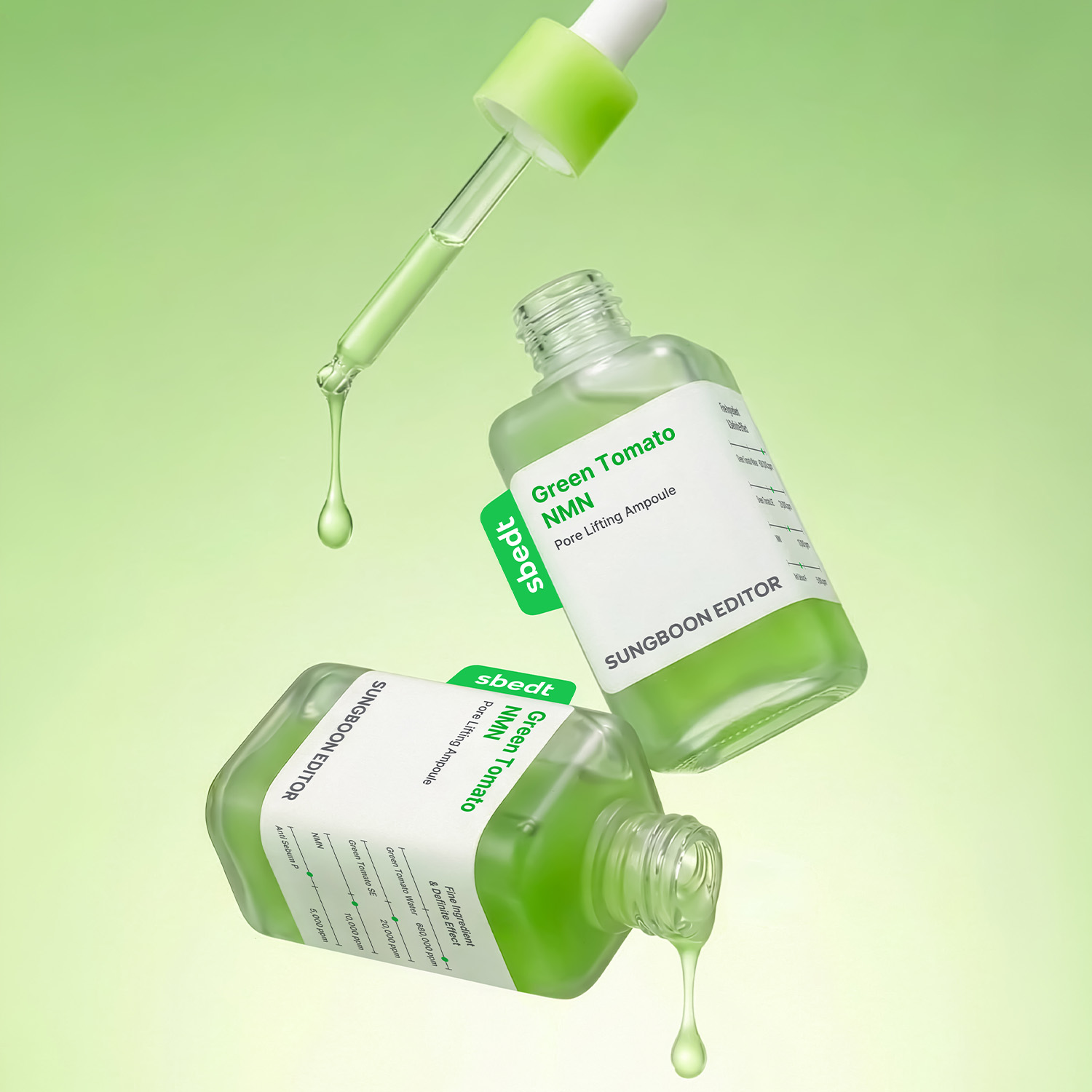 [슈퍼적립] 성분에디터 그린토마토 NMN 포어 리프팅 앰플 75ml, 2개 - 상세 이미지 3