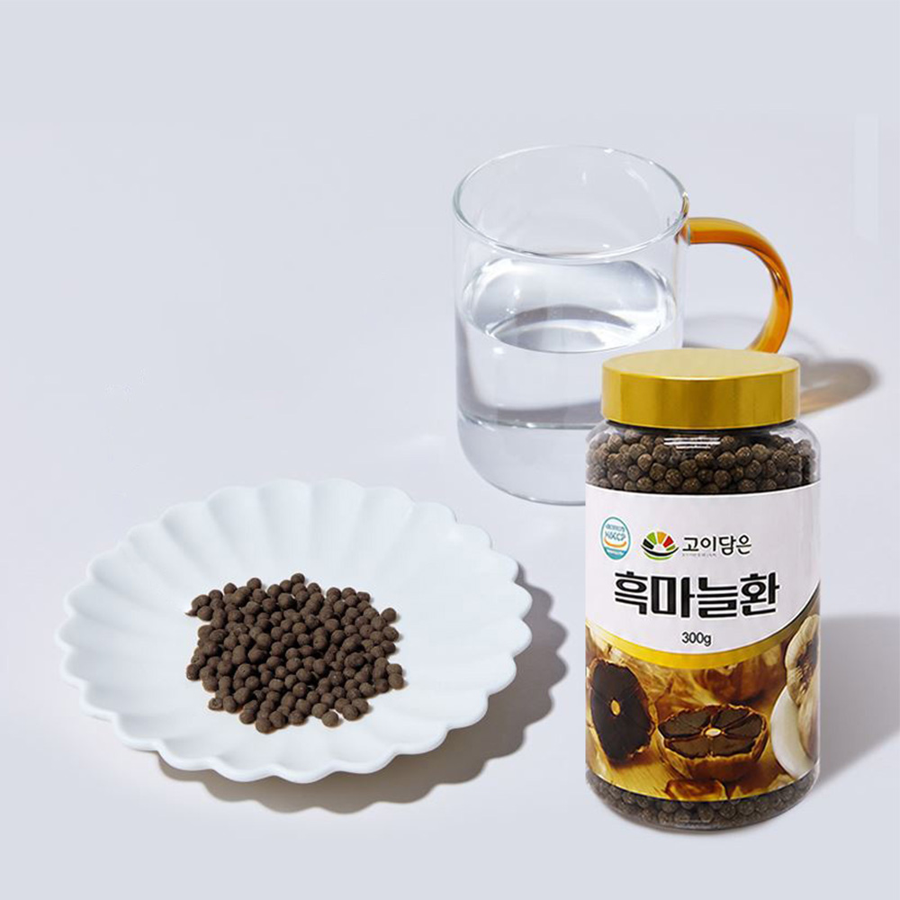 쫀득 발효 흑마늘환 300g - 상품 이미지