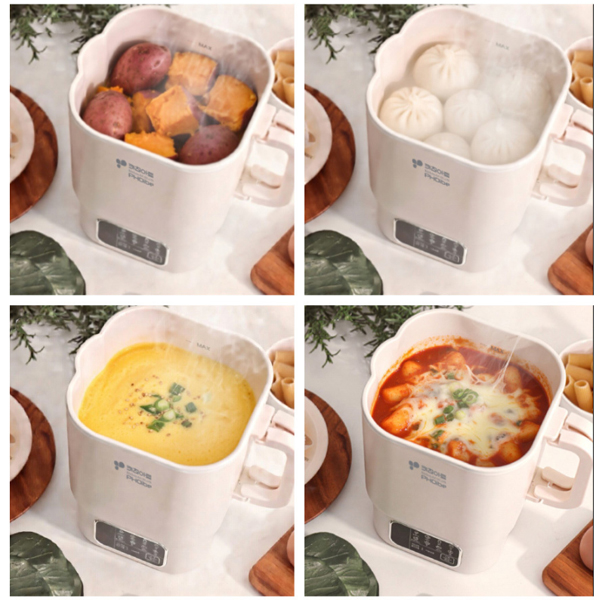 키친아트 분리형 라면포트 여행용 멀티포트 1L 프리볼트 법랑코팅 - 상세 이미지 4
