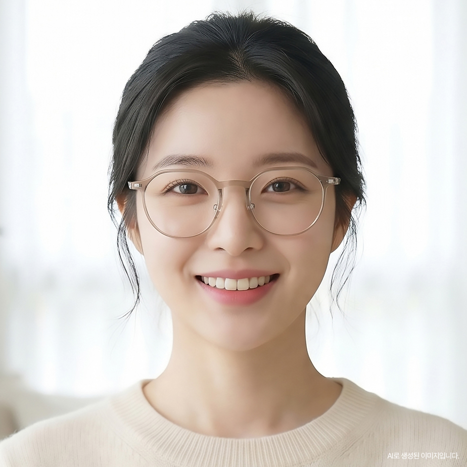가벼운 티타늄안경테 다각형 크라운판토안경 얇은 투명뿔테안경 변색렌즈 - 상세 이미지 3