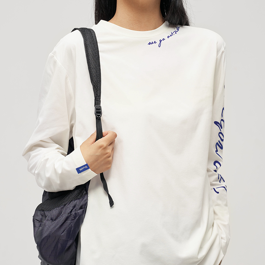 [위고웨어] 시그니처 레터링 티 Signature Lettering_Tee 등산긴팔 아웃도어티 이너웨어 사계절티셔츠 베이스레이어 기능성티 흡한속건 땀냄새제거 - 상세 이미지 2