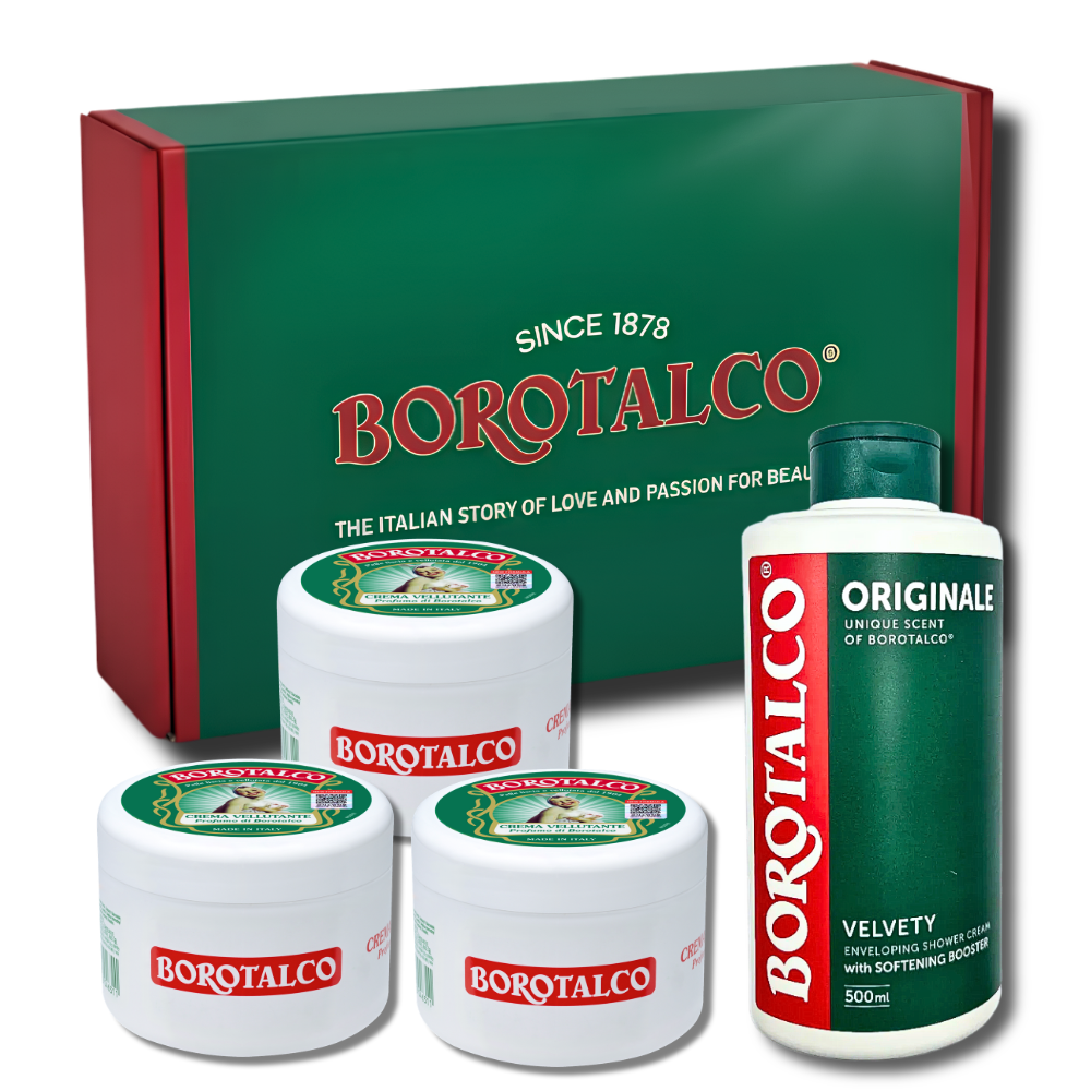 보로탈코 바디크림 250ml 3통 + 바디워시 500ml 선물세트 - 상품 이미지
