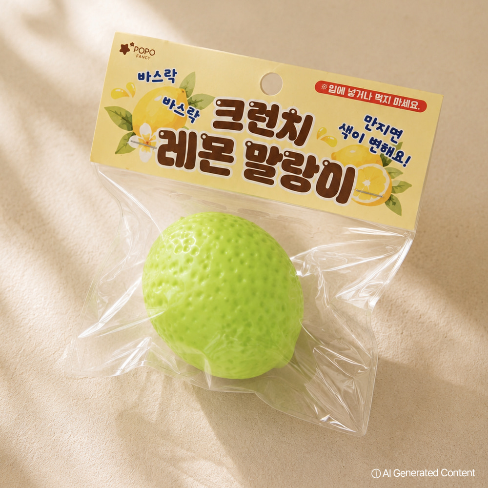 레몬 크런치 슬랑이 말랑이 파츠 포포팬시 - 상세 이미지 5