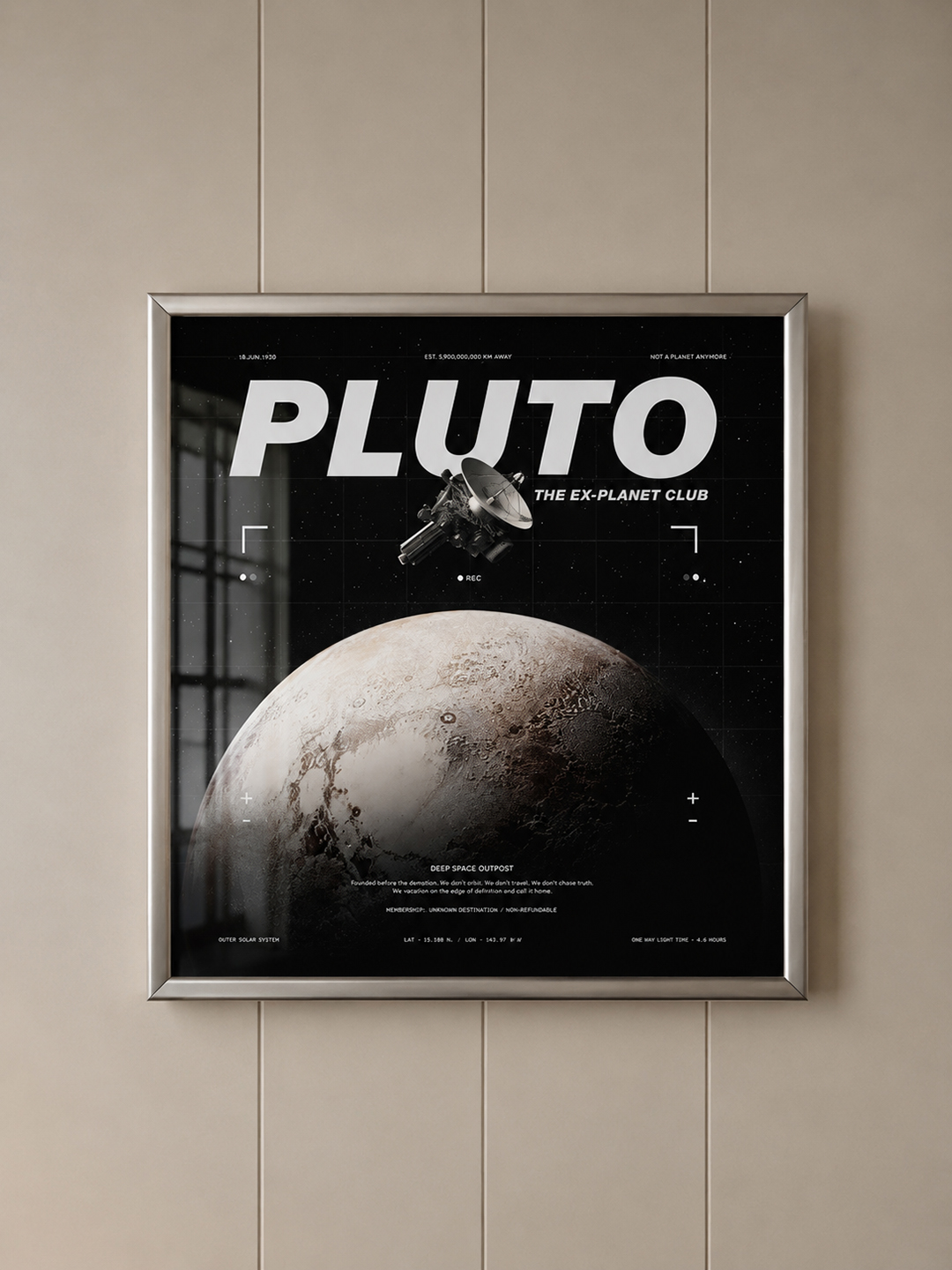 [30] 애시드로우 정사각형액자 Planet club [300x300mm] - 상세 이미지 2