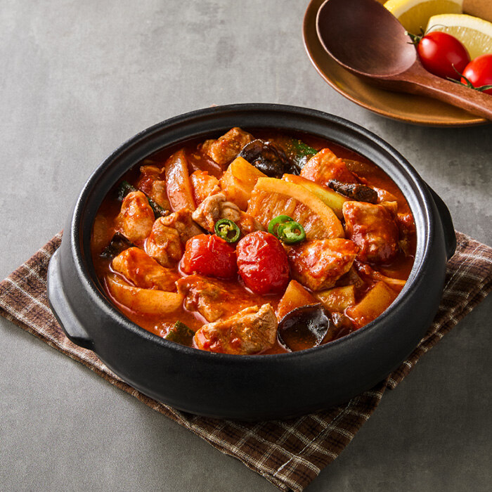 모두의맛집 청계산 부안애서 토마토 순살 닭볶음탕 밀키트 504g, 3개 - 상세 이미지 2