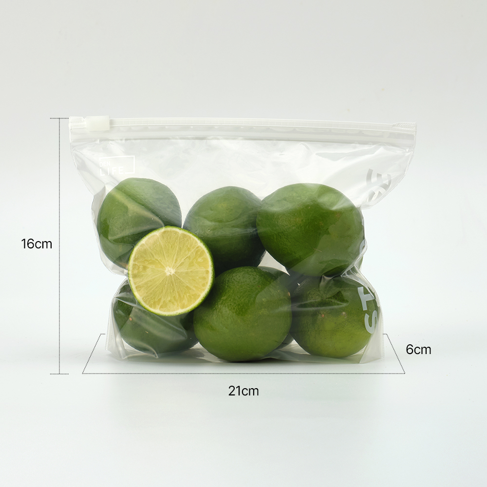 [대용량 3종세트] 덴라이프 1초컷 국내제조 슬라이딩 스탠딩 지퍼백 (M 70매 +L 60매+ LONG 30매) 총 160매 - 상세 이미지 3