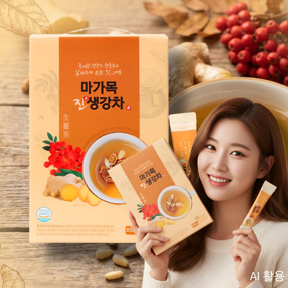마가목 생강차 달지않은 생강차 스틱 진저샷 - 상품 이미지