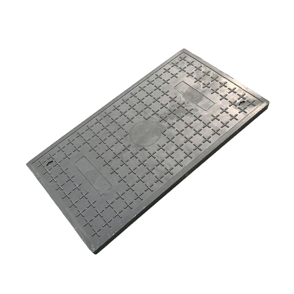 오수맨홀 뚜껑 맨홀덮개 사각맨홀 트렌치커버 배수로 300x500x40mm - 상품 이미지