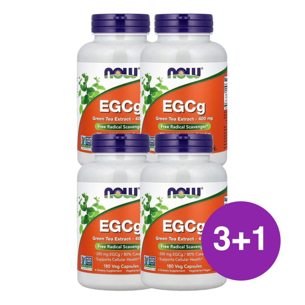 나우푸드 EGCg 녹차추출물 400mg 180정, 4개 - 메인 이미지