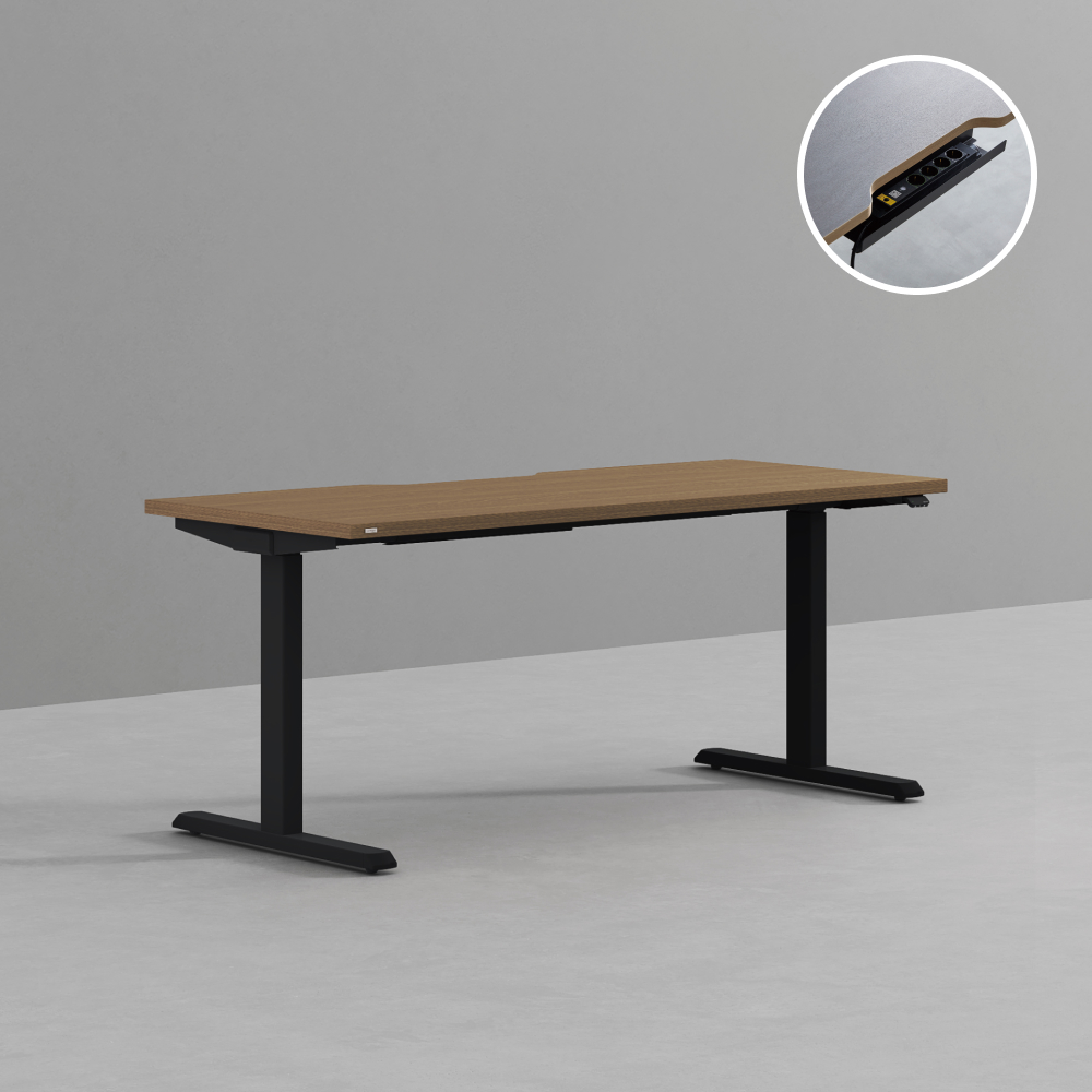데스커 모션데스크 플러스 1600x700mm, 모던아카시아 - 상품 이미지
