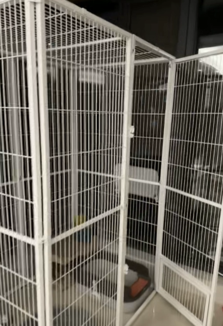 초대형 철장 케이지 고양이 격리 펜스 철제 동물 보호장 이미지 8