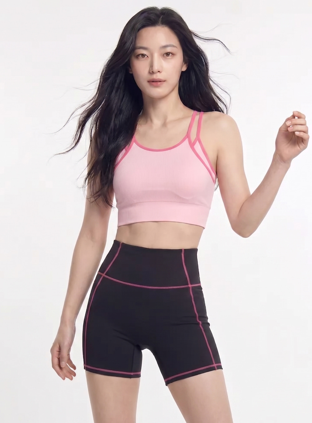 [일체형] 더블 랩 핑크파이핑 - 상세 이미지 3