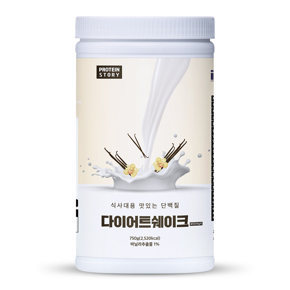 프로틴스토리 식사대용 맛있는 단백질 다이어트 쉐이크 화이트바닐라 750g - 상품 이미지