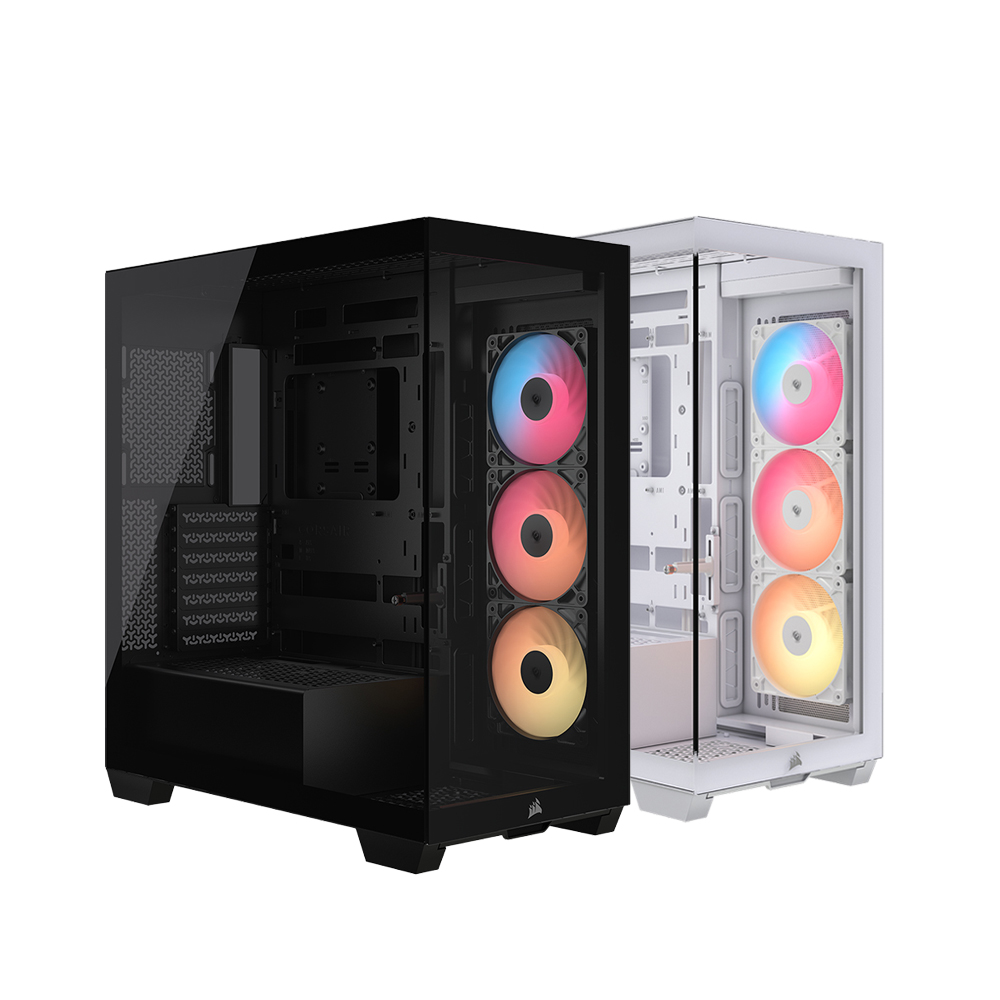 커세어 CORSAIR 3500X LX-R RGB iCUE LINK 강화유리 미들타워 케이스 - 상품 이미지